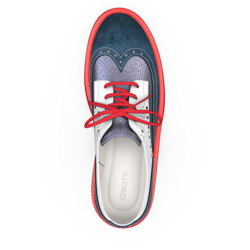 Chaussures à plateforme avec semelle en couleur 29901