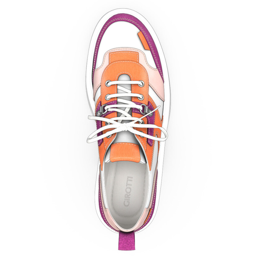 Chaussures à plateforme avec semelle en couleur 29907