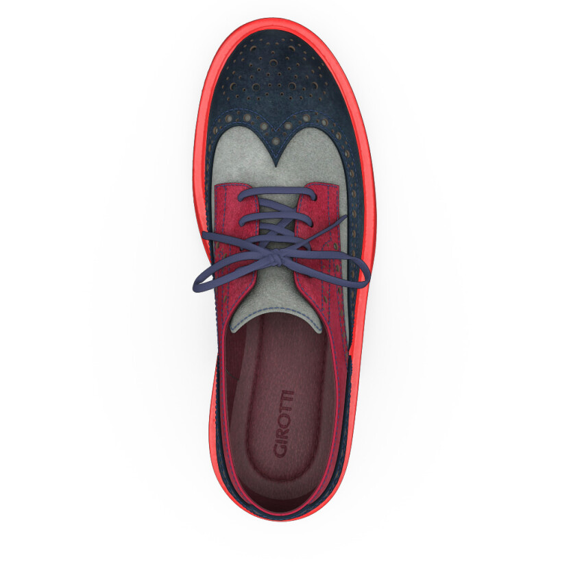 Chaussures à plateforme avec semelle en couleur 35888