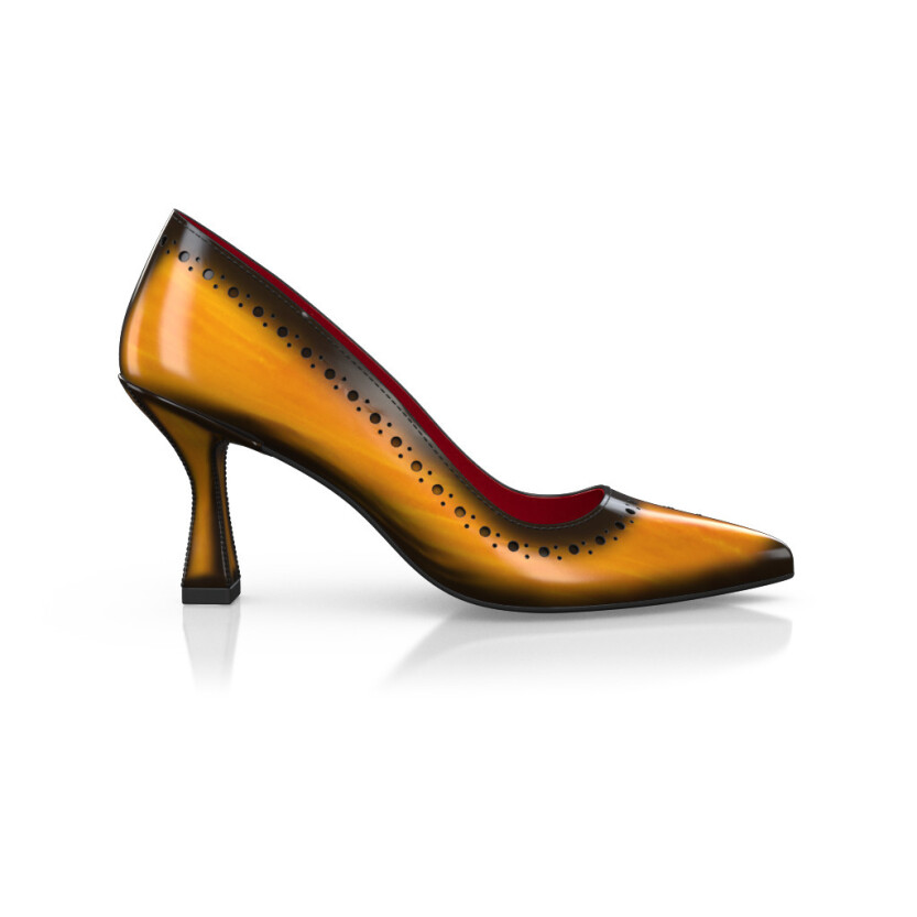 Chaussures à talon bloc de luxe pour femmes 40442