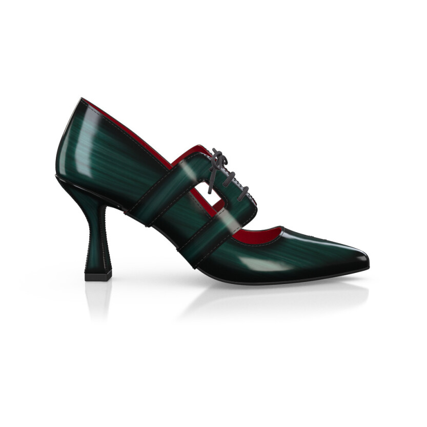 Chaussures à talon bloc de luxe pour femmes 40448