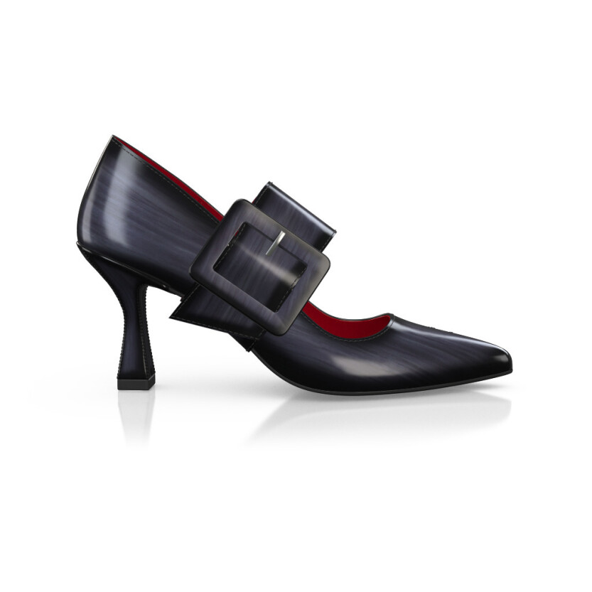 Chaussures à talon bloc de luxe pour femmes 40451