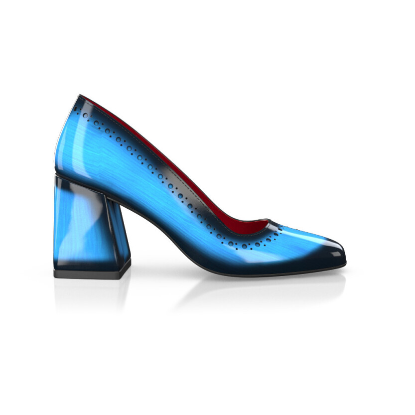 Chaussures à talon bloc de luxe pour femmes 40484