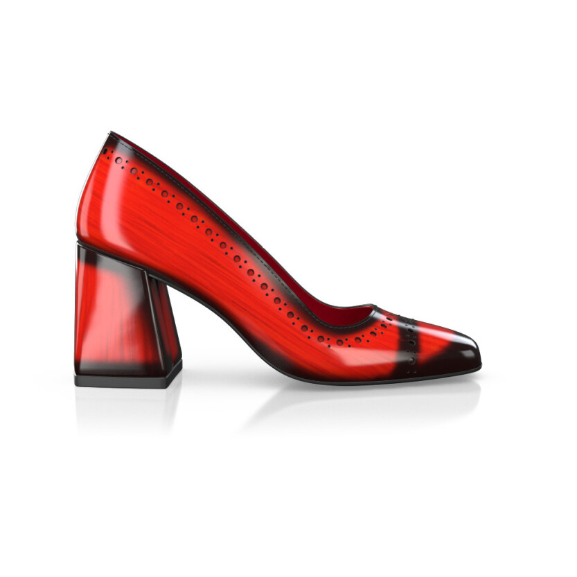 Chaussures à talon bloc de luxe pour femmes 40490