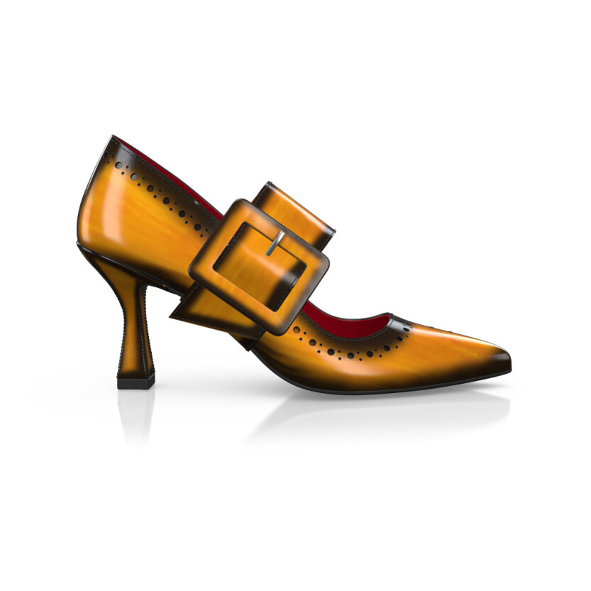 Chaussures à talon bloc de luxe pour femmes 41164