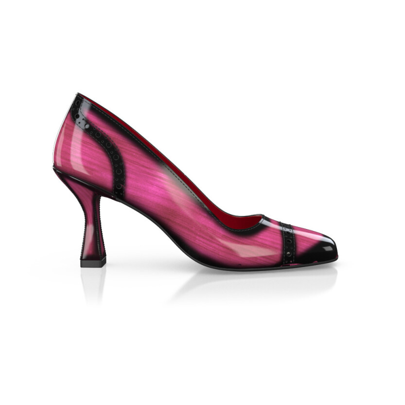 Chaussures à talon bloc de luxe pour femmes 42483