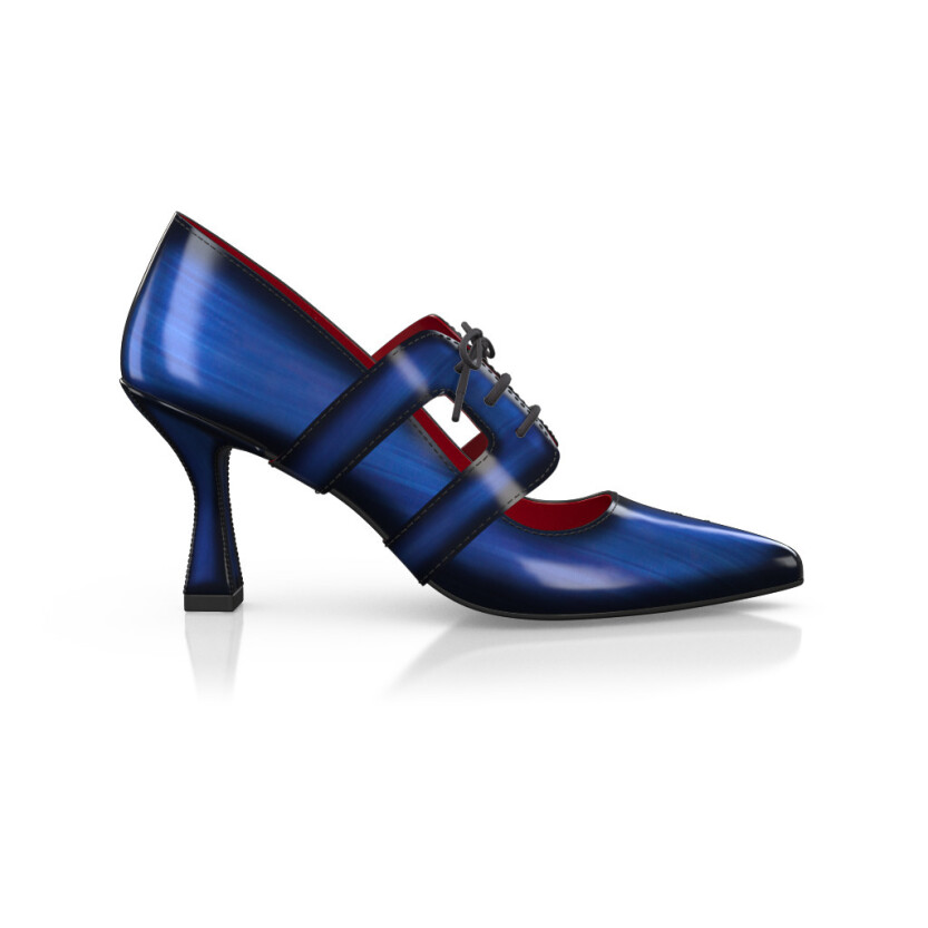 Chaussures à talon bloc de luxe pour femmes 42585