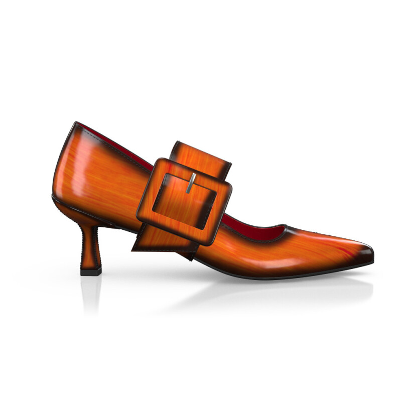Chaussures à talon bloc de luxe pour femmes 42600