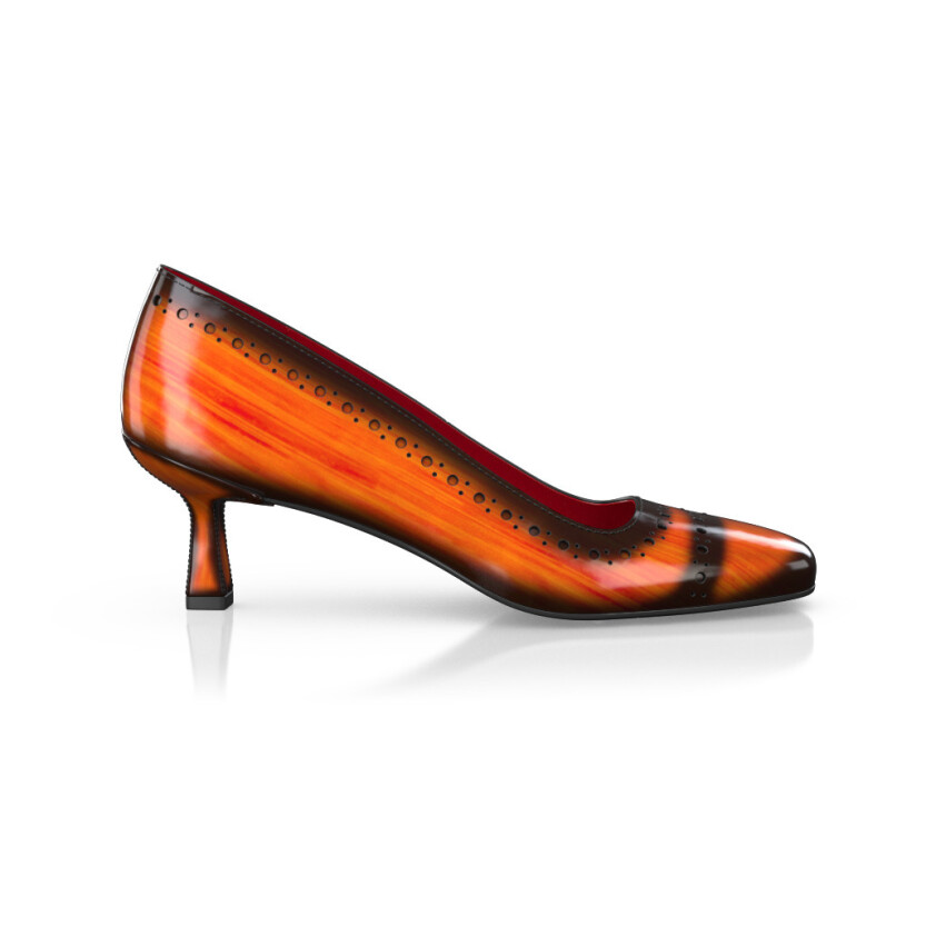 Chaussures à talon bloc de luxe pour femmes 42615