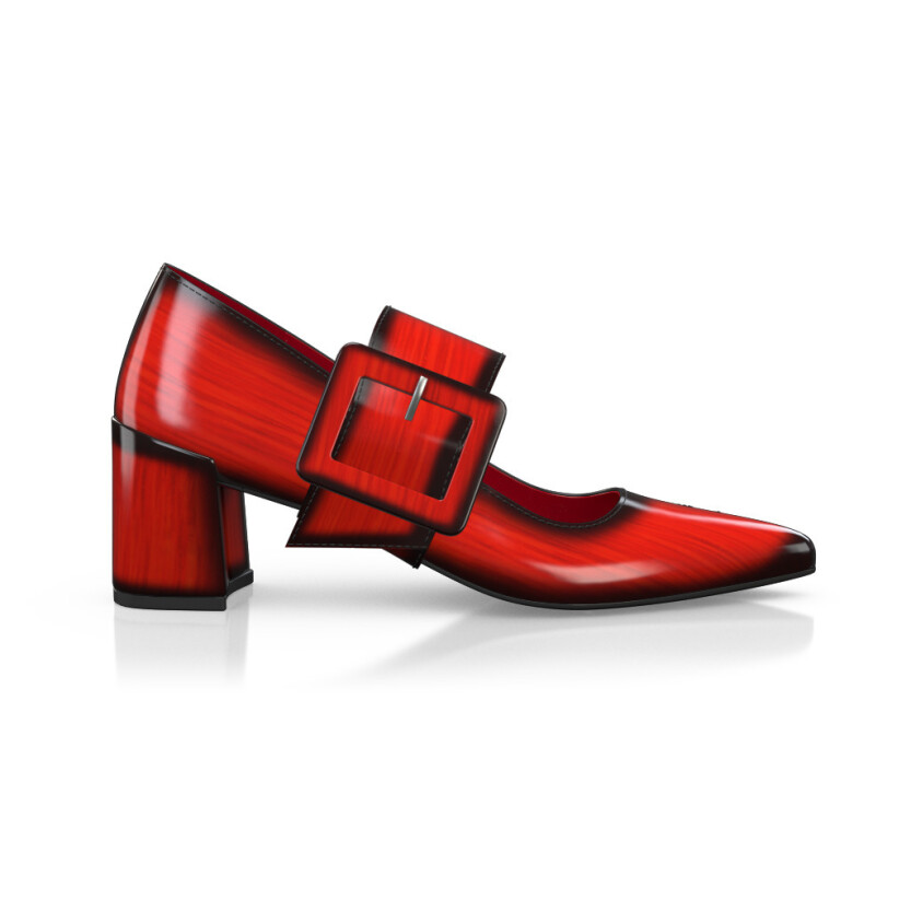Chaussures à talon bloc de luxe pour femmes 42636