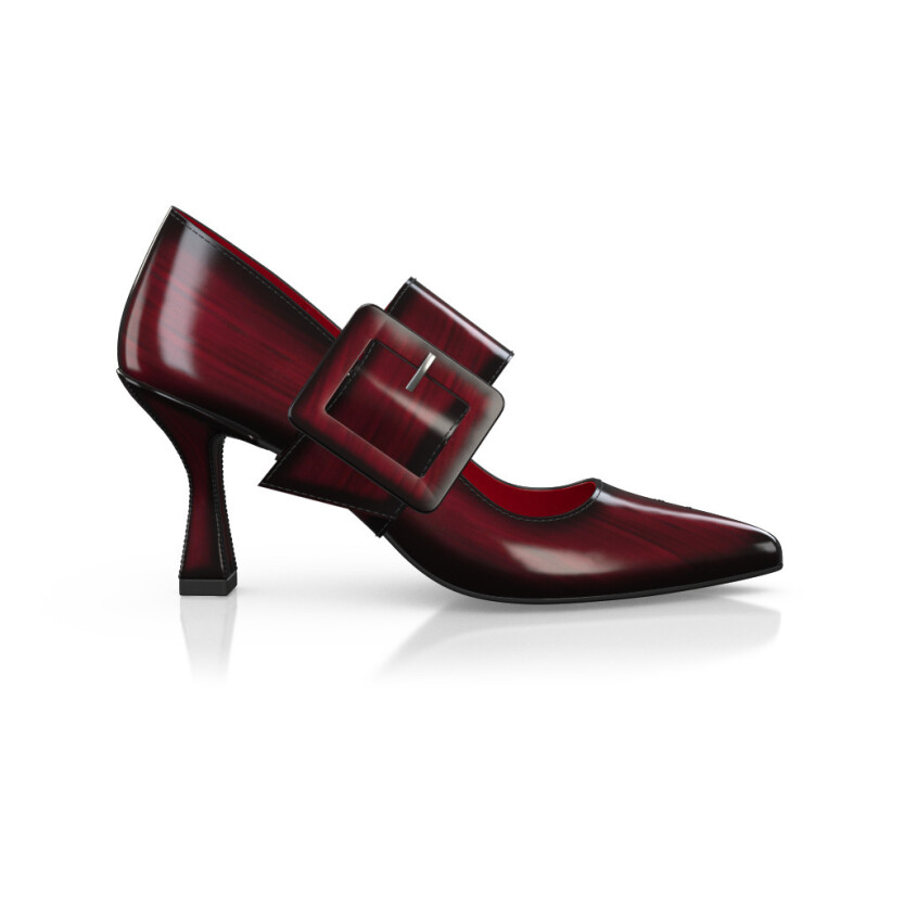 Chaussures à talon bloc de luxe pour femmes 43317