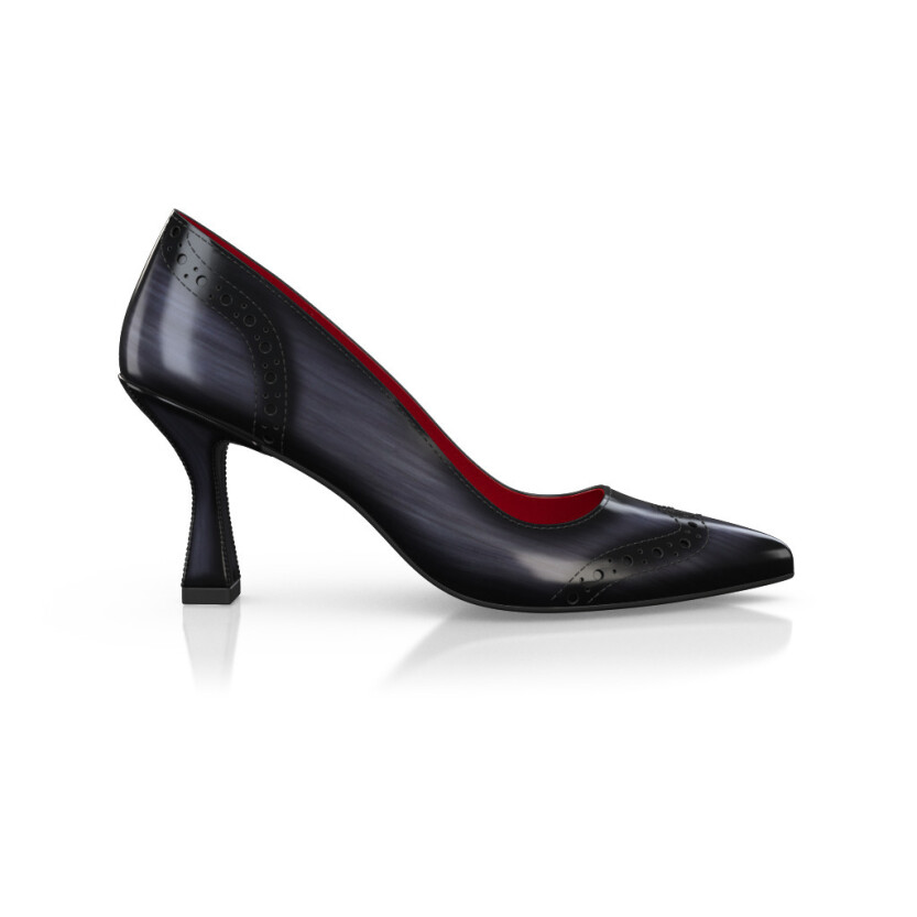 Chaussures à talon bloc de luxe pour femmes 43338