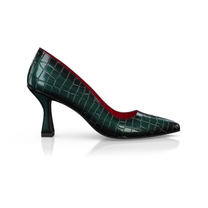 Chaussures à talon bloc de luxe pour femmes 44356