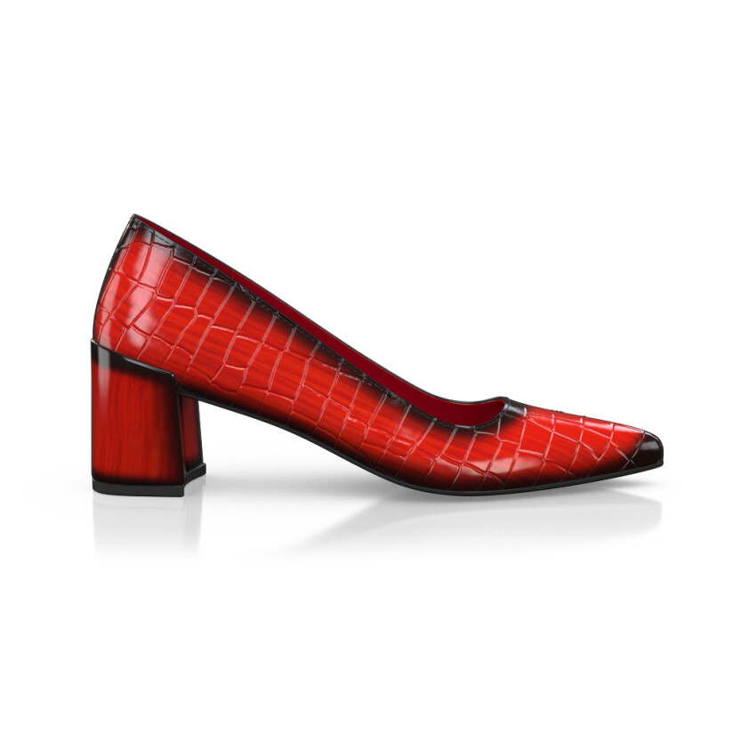 Chaussures à talon bloc de luxe pour femmes 44802