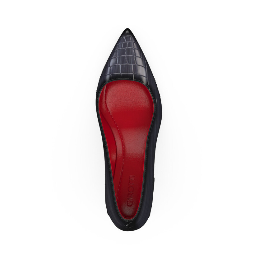 Chaussures à talon bloc de luxe pour femmes 45216