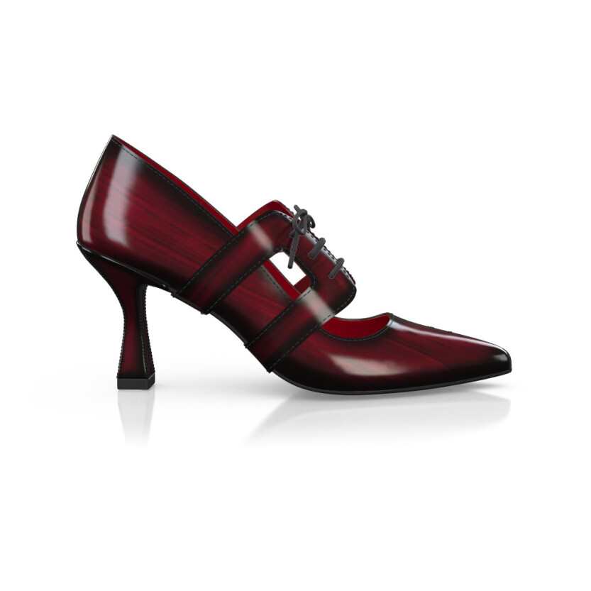 Chaussures à talon bloc de luxe pour femmes 46188
