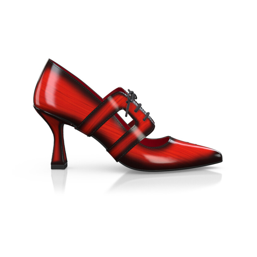 Chaussures à talon bloc de luxe pour femmes 46221
