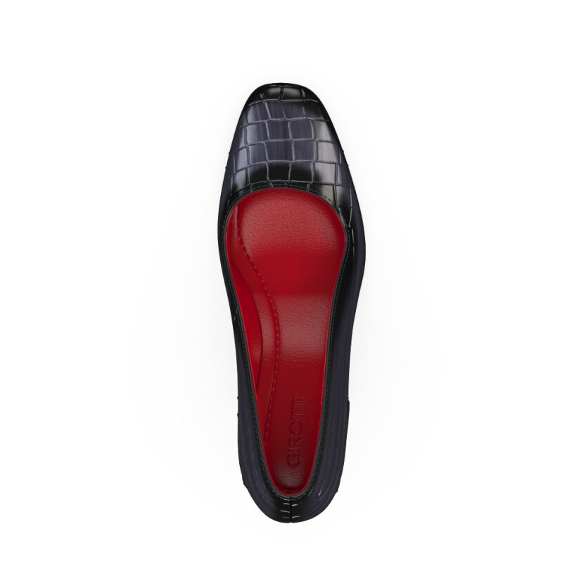 Chaussures à talon bloc de luxe pour femmes 47078