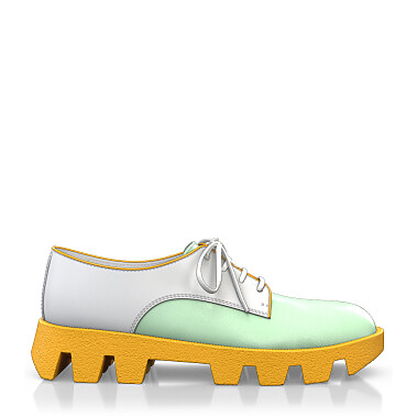 Chaussures à plateforme avec semelle en couleur 25664