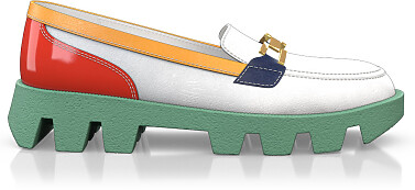 Chaussures à plateforme avec semelle en couleur 16563