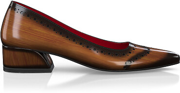 Chaussures à talon bloc de luxe pour femmes 36530