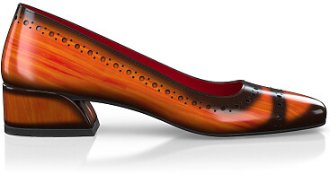 Chaussures à talon bloc de luxe pour femmes 37082