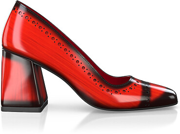 Chaussures à talon bloc de luxe pour femmes 40490