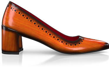 Chaussures à talon bloc de luxe pour femmes 42465