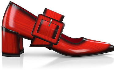 Chaussures à talon bloc de luxe pour femmes 42636