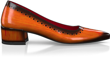 Chaussures à talon bloc de luxe pour femmes 43209
