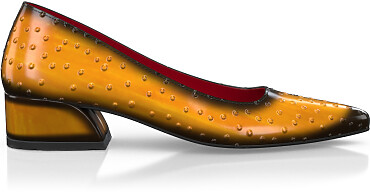 Chaussures à talon bloc de luxe pour femmes 44856