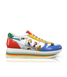 Rainbow color sole sneakers 2